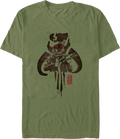 Splattered Logo Boba Fett Star Wars T-Shirt product image 1