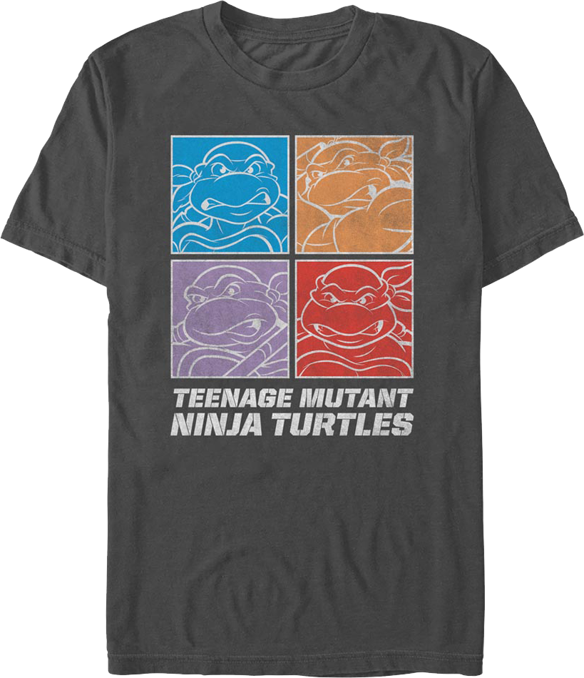 Square Outlines Teenage Mutant Ninja Turtles T-Shirt product image 1