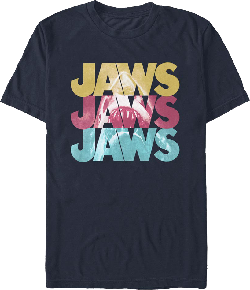 Stacked Logo Jaws T-Shirt product image 1