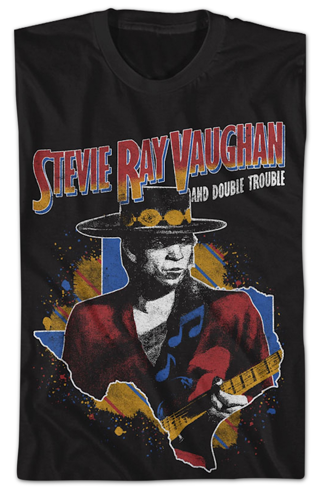 Stevie Ray Vaughan And Double Trouble T-Shirt product image 2