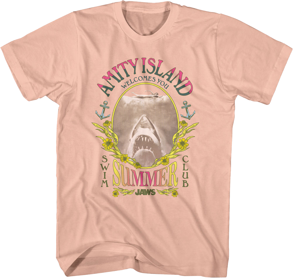 Summer Swim Club Jaws T-Shirt product image 1