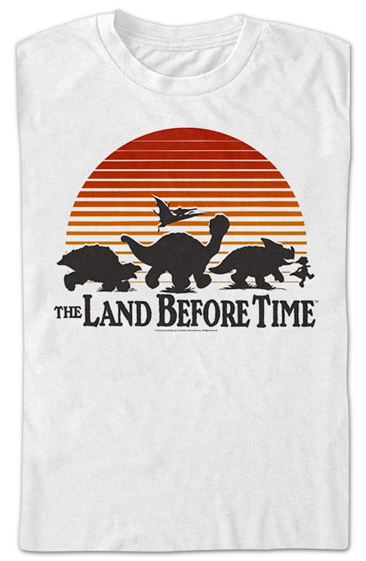 Sunset Silhouette Land Before Time T-Shirt product image 2