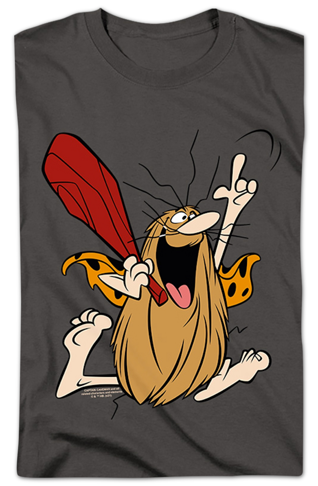 Superhero Pose Captain Caveman T-Shirt product image 2