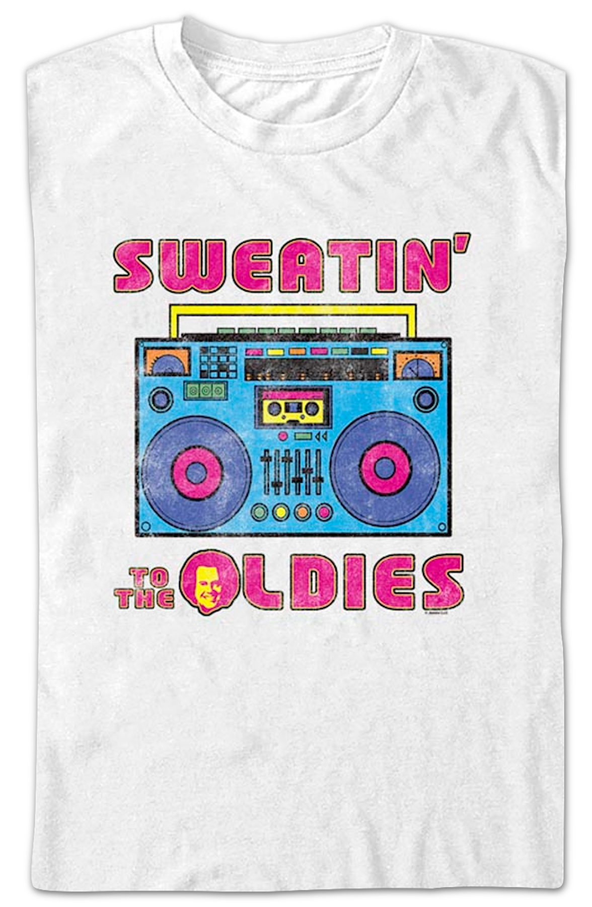 Sweatin' To The Oldies Boombox Richard Simmons T-Shirt product image 2