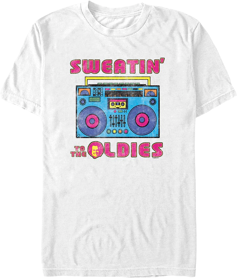Sweatin' To The Oldies Boombox Richard Simmons T-Shirt product image 1