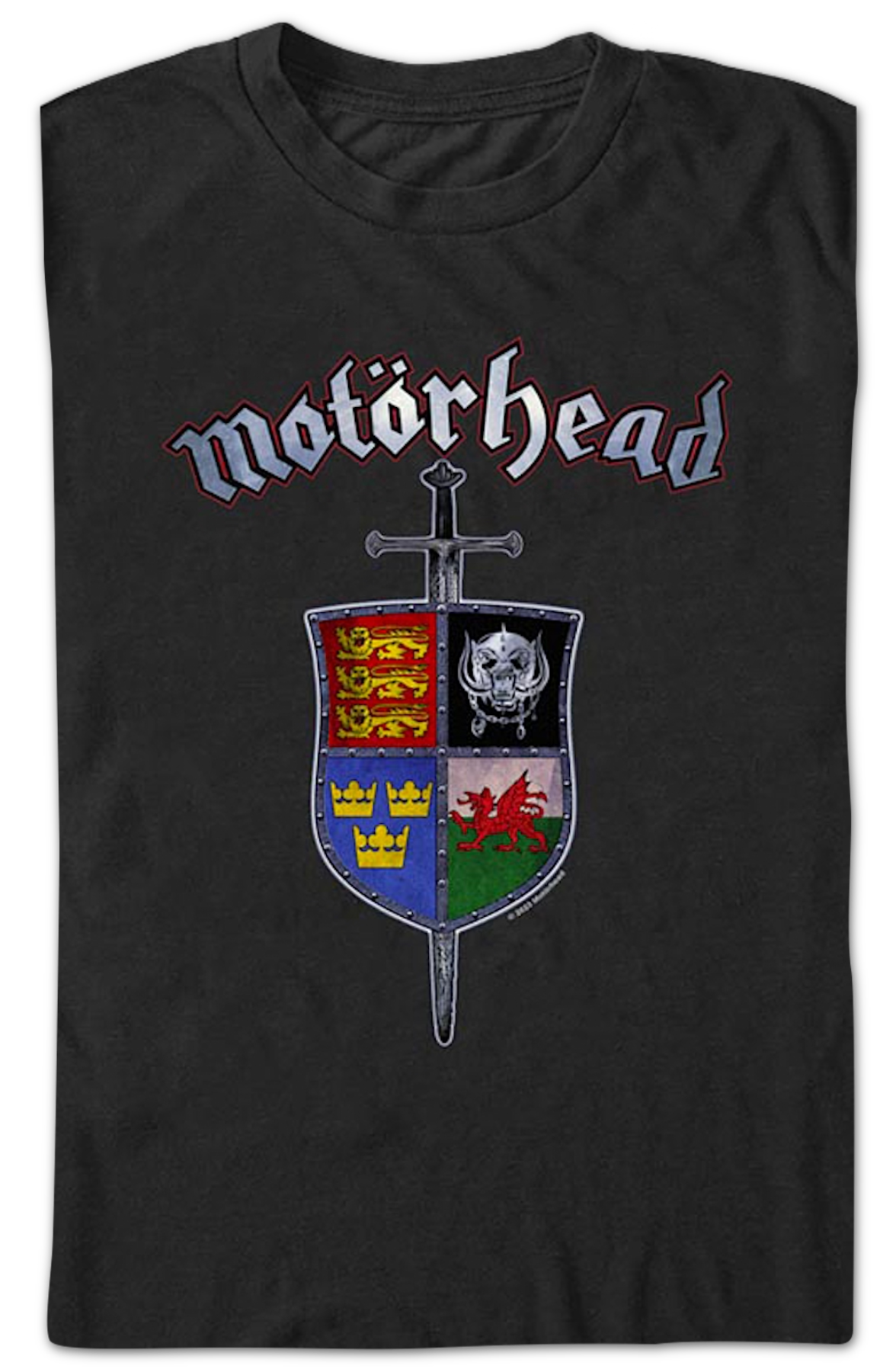 Sword & Shield Crest Motorhead T-Shirt product image 2