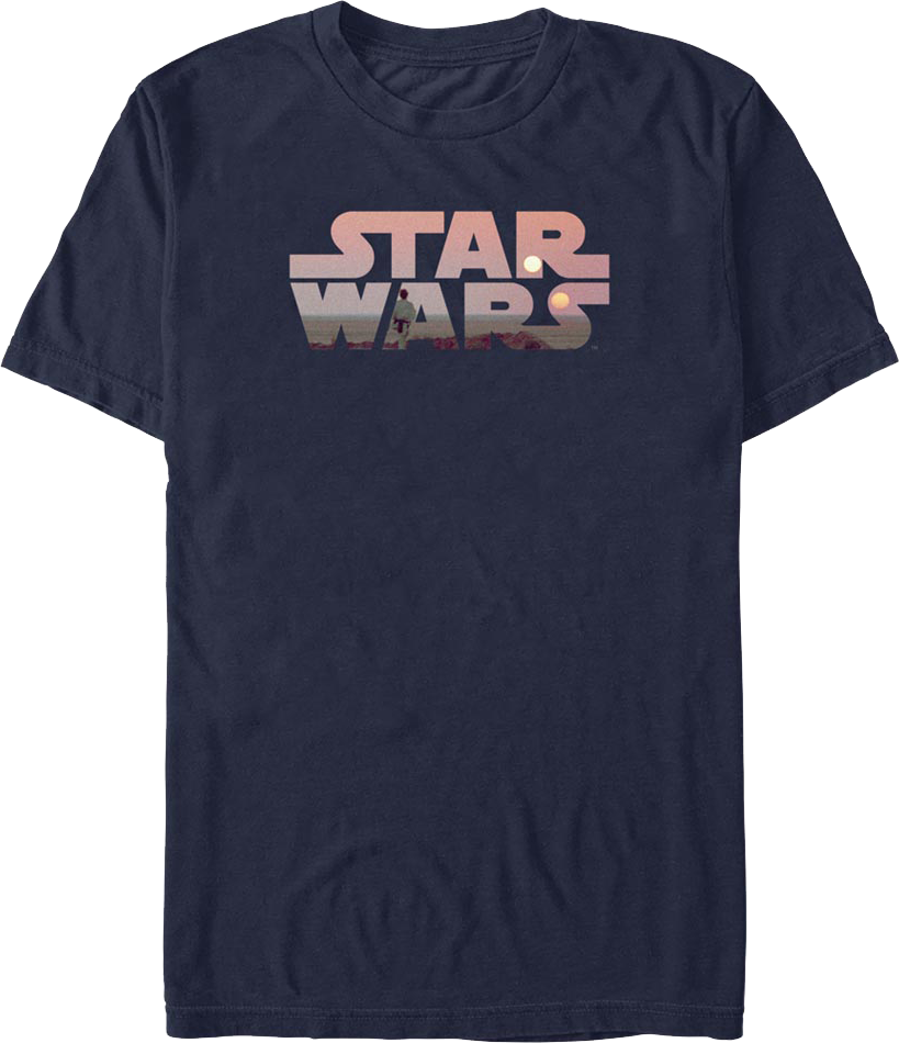Tatooine Logo Star Wars T-Shirt product image 1