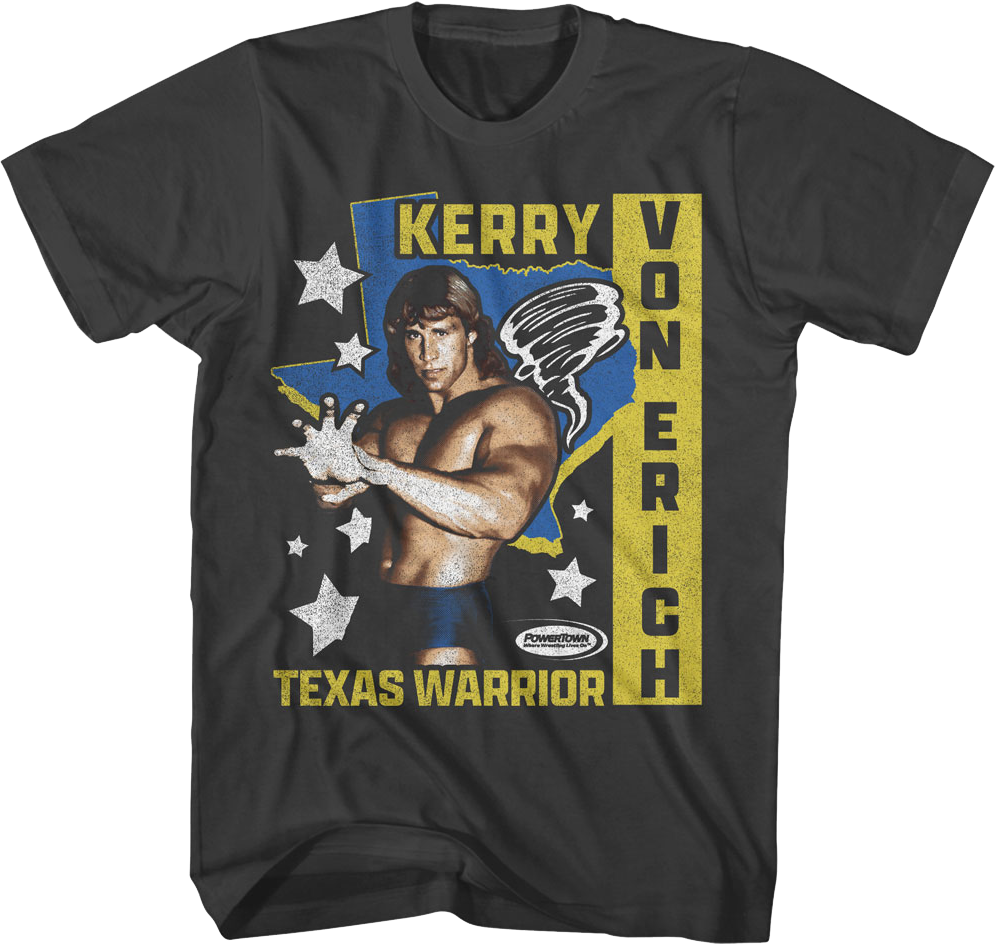 Texas Warrior Stars Kerry Von Erich T-Shirt product image 1