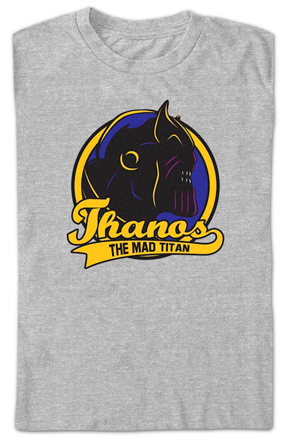 Thanos Mad Titan Logo Marvel Comics T-Shirt product image 2