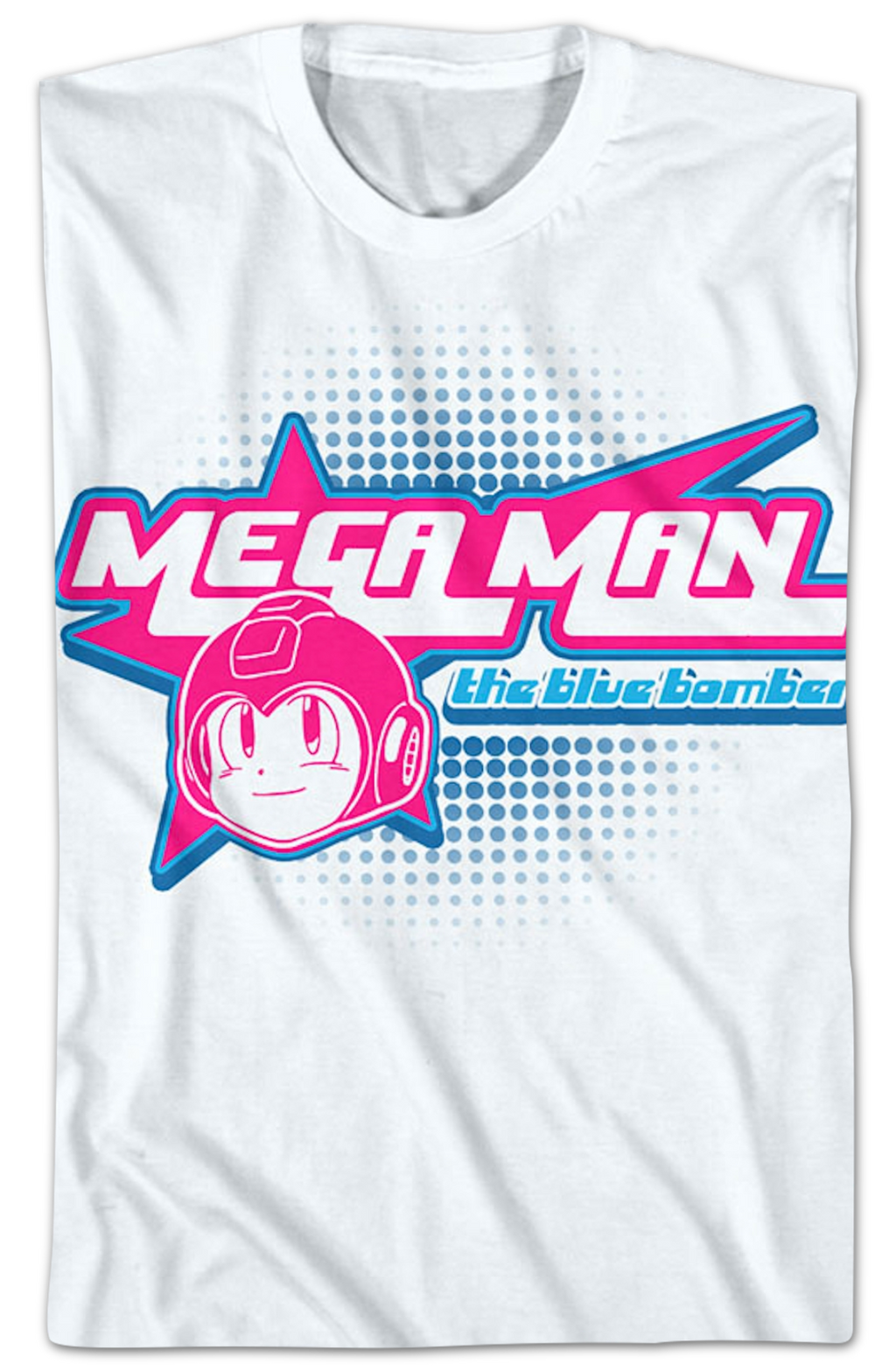The Blue Bomber Star Logo Mega Man T-Shirt product image 2