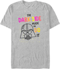 The Dark Side Made Me Do It Star Wars T-Shirt product image 1