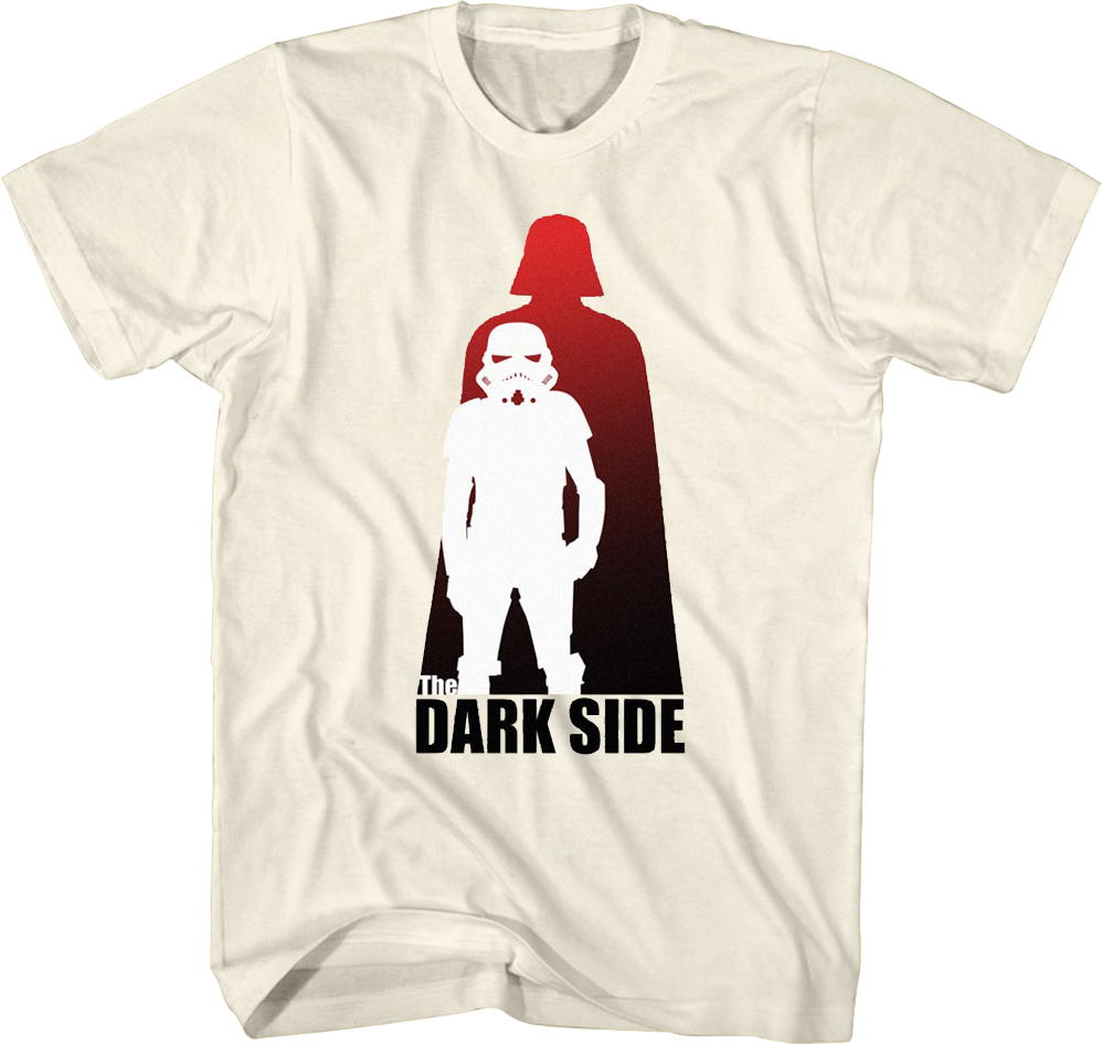 The Dark Side Shadow Star Wars T-Shirt product image 1