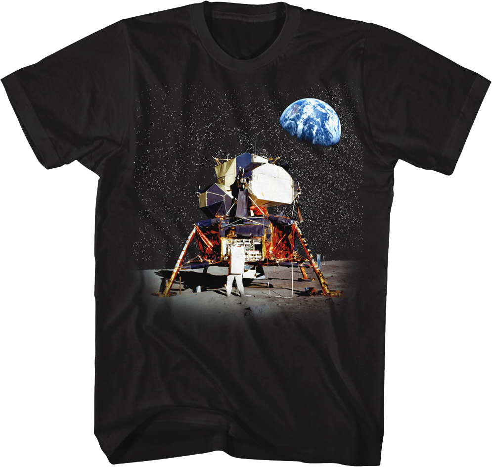 The Eagle Has Landed NASA T-Shirt product image 1