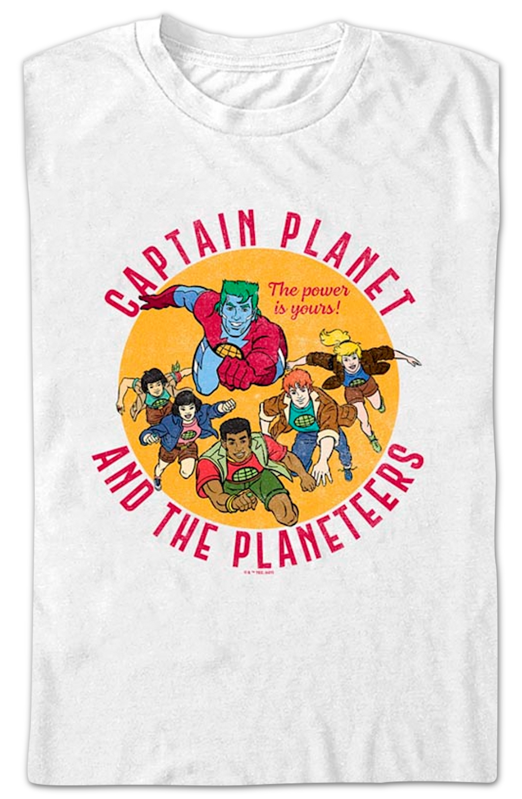 The Power Is Yours Captain Planet T-Shirt product image 2