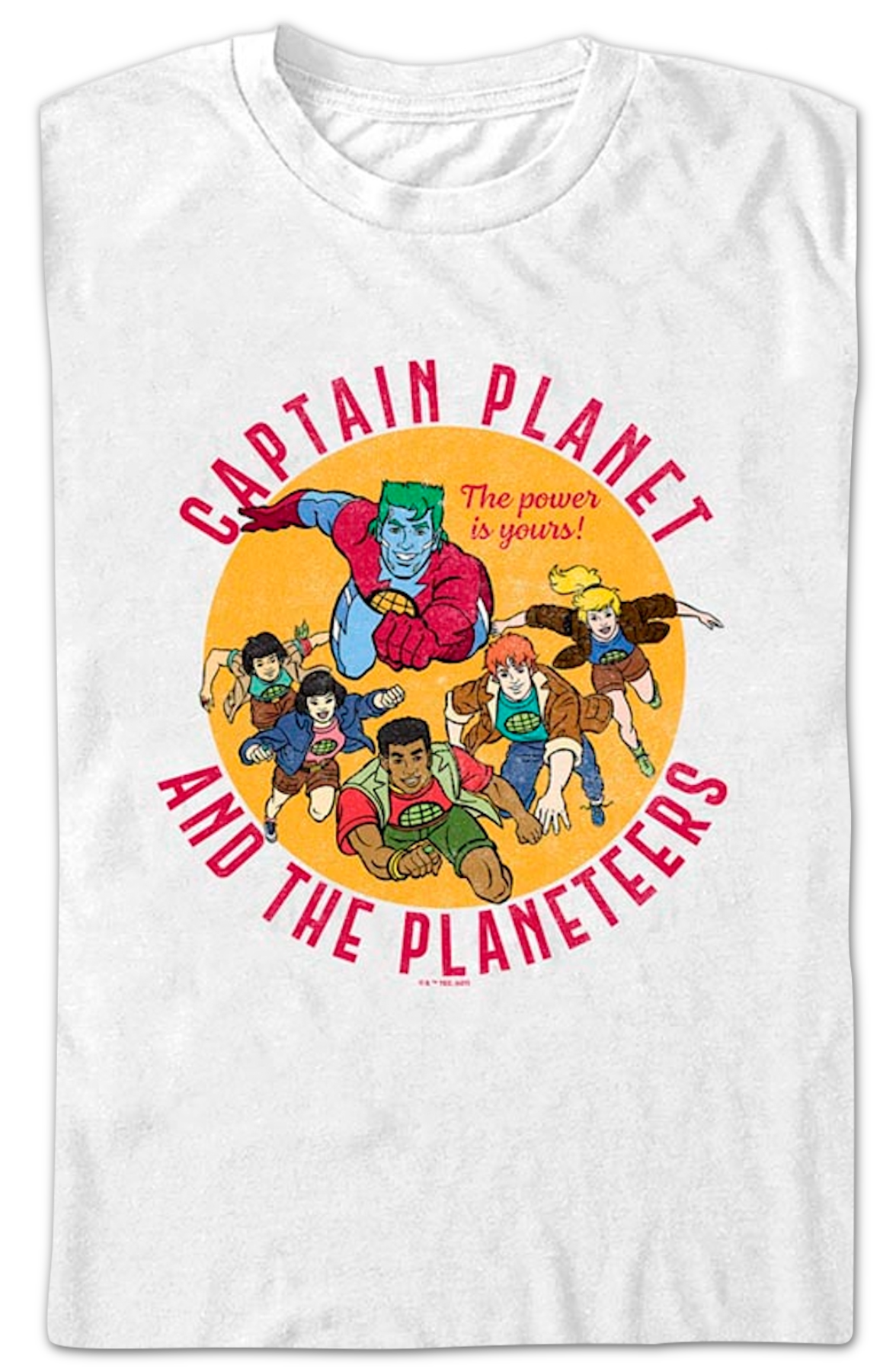The Power Is Yours Captain Planet T-Shirt product image 2