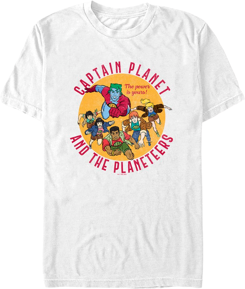 The Power Is Yours Captain Planet T-Shirt product image 1