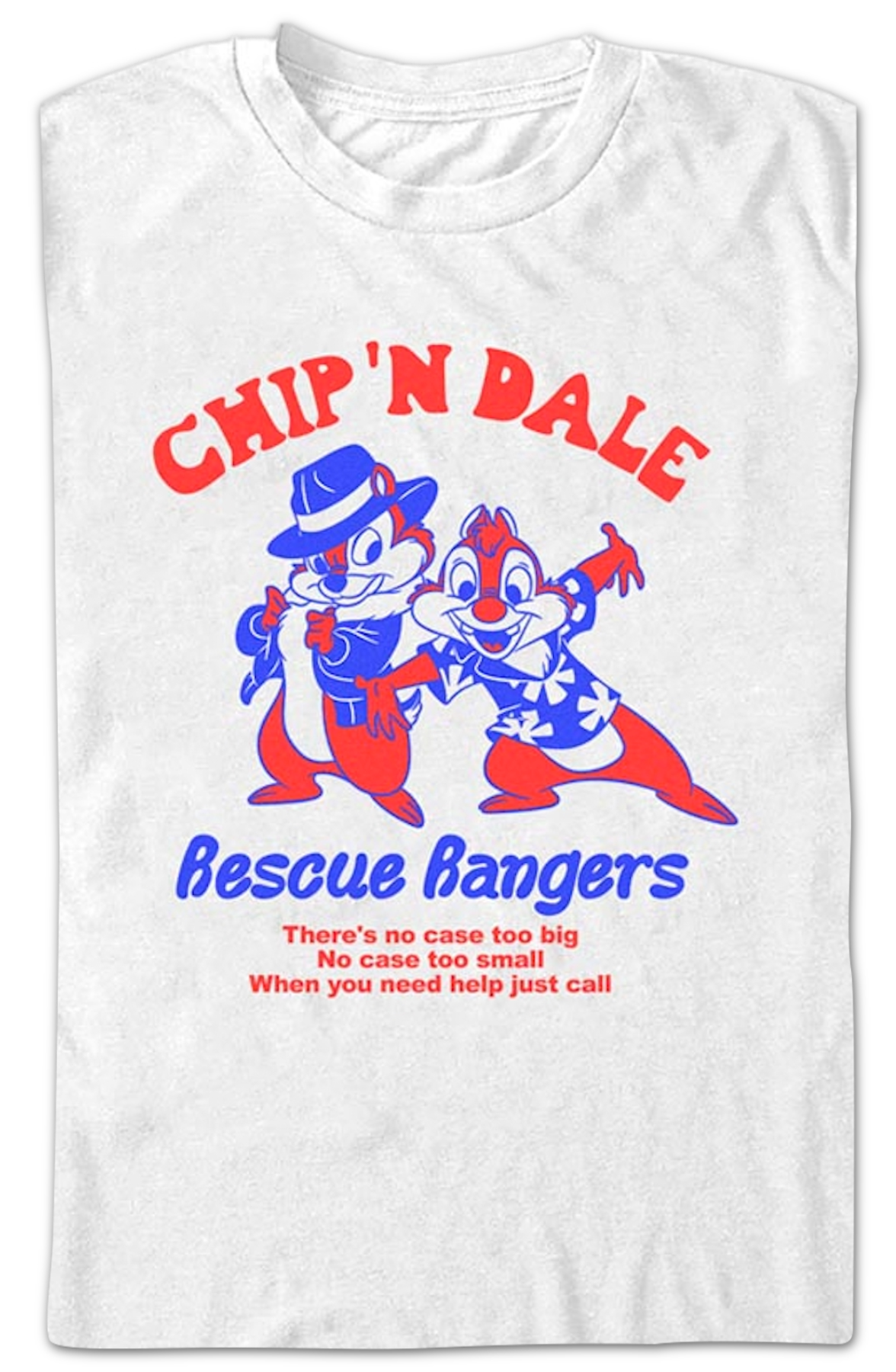 There's No Case Too Big Chip 'n Dale Rescue Rangers T-Shirt product image 2