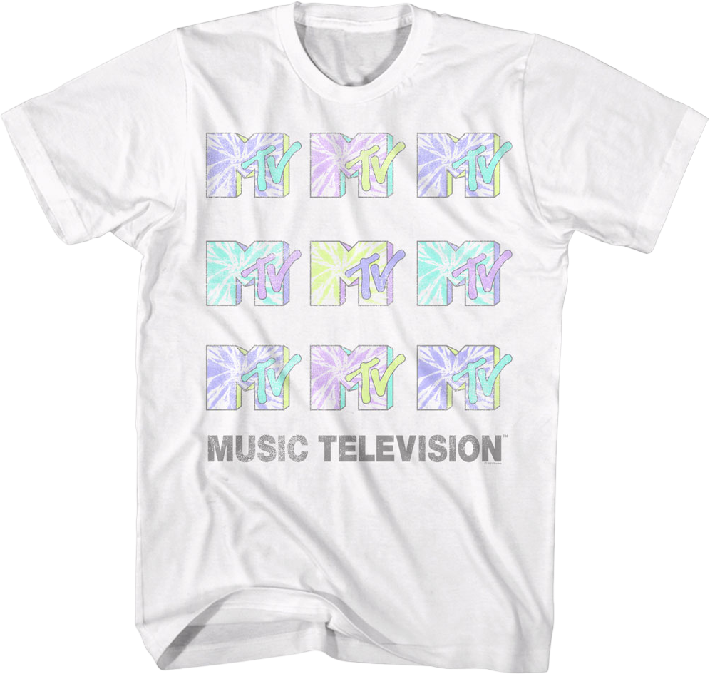 Tie Dye Logos MTV Shirt product image 1