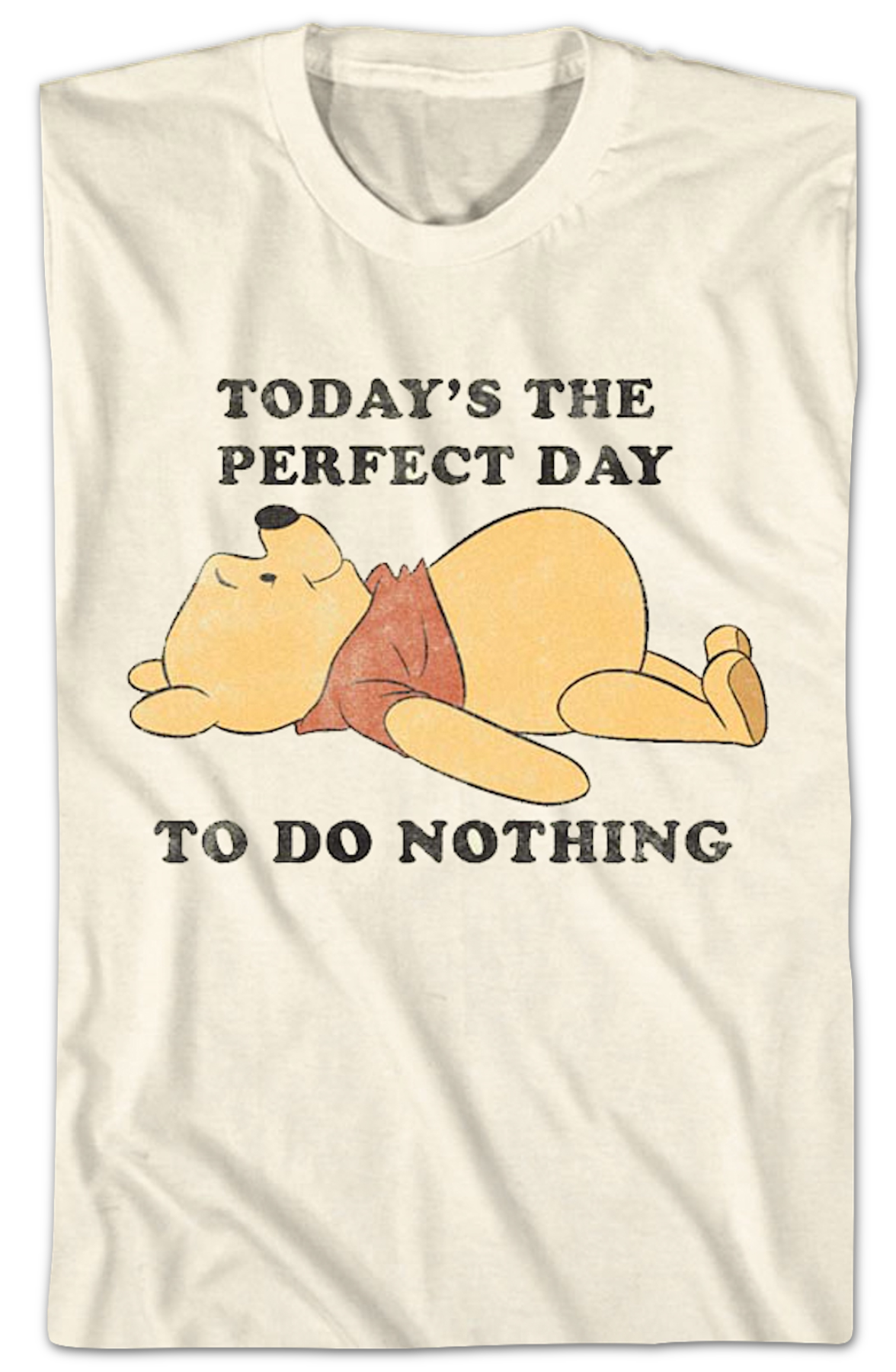 Today's The Perfect Day To Do Nothing Winnie Pooh T-Shirt product image 2