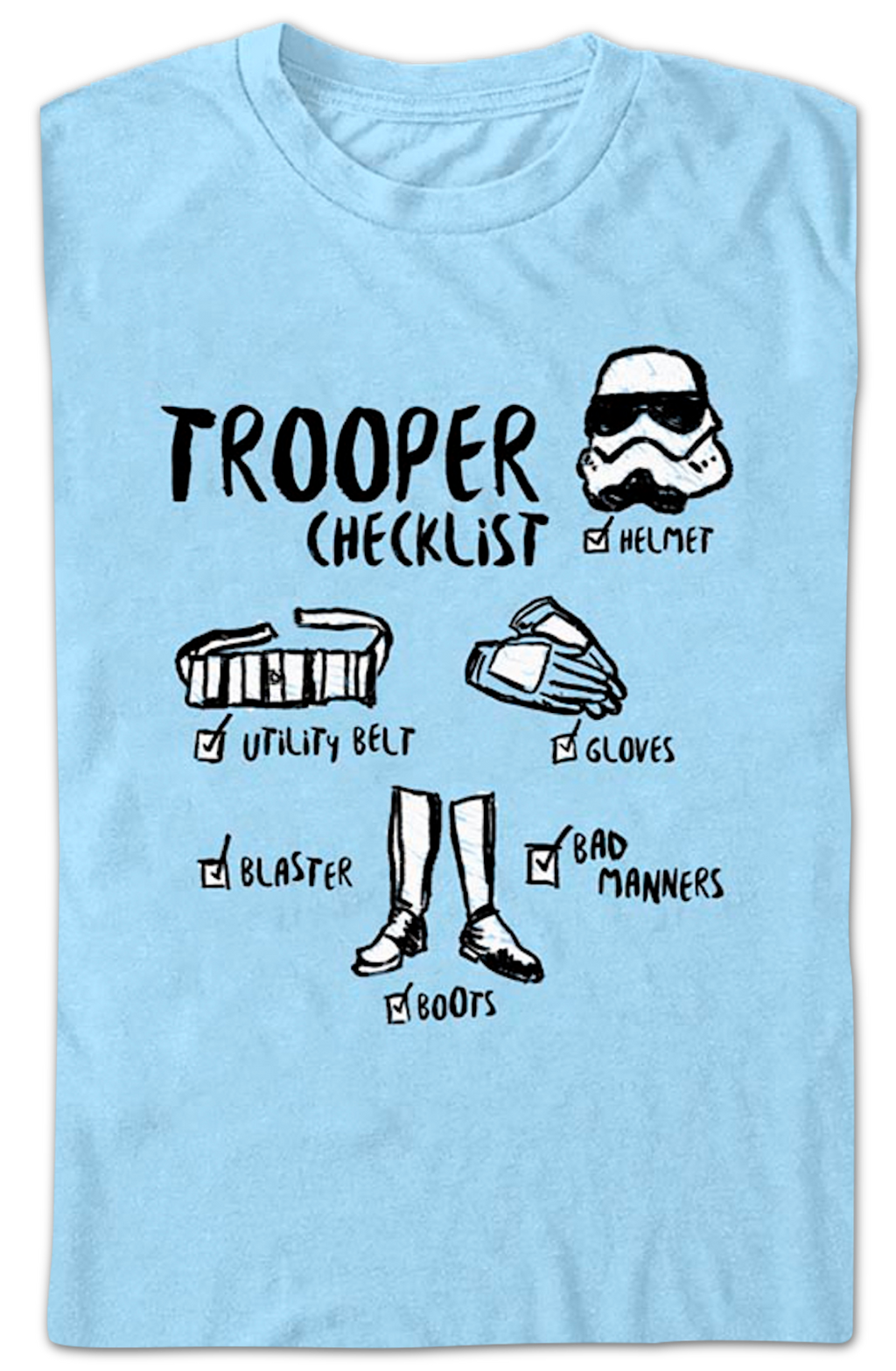 Trooper Checklist Star Wars T-Shirt product image 2