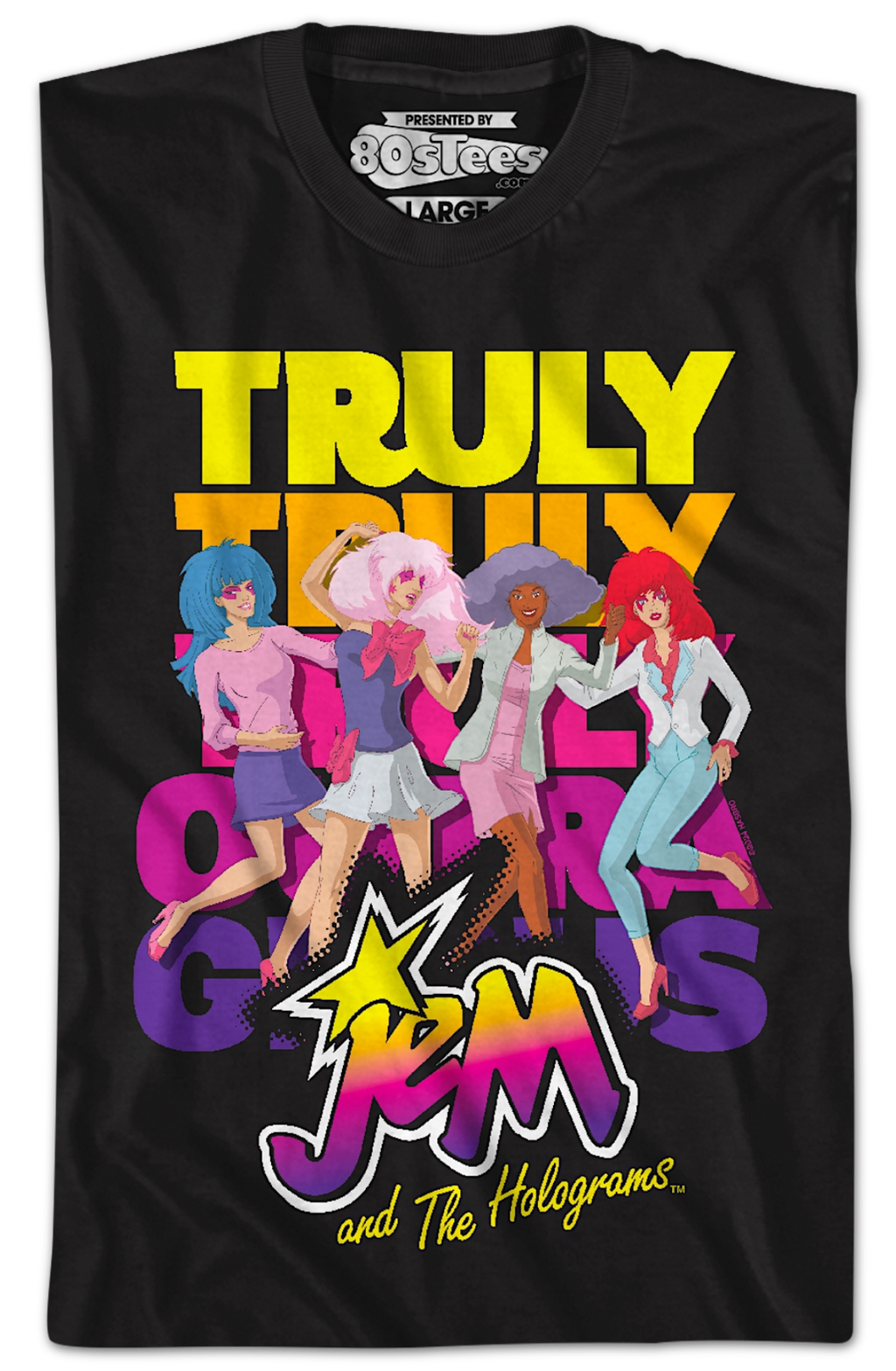 Truly Outrageous Group Pose Jem And The Holograms T-Shirt product image 2
