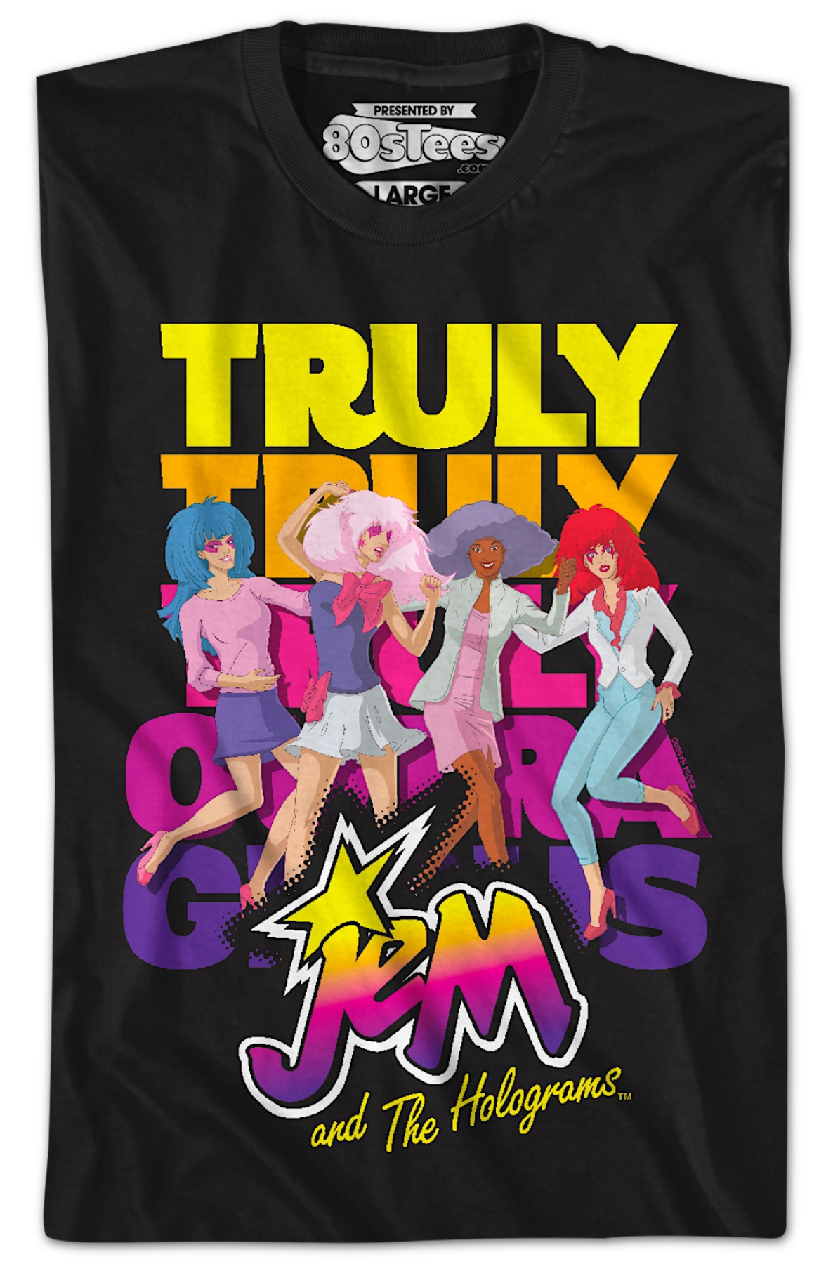Truly Outrageous Group Pose Jem And The Holograms T-Shirt product image 2