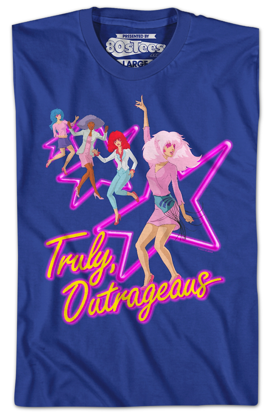 Truly Outrageous Rock Stars Jem And The Holograms T-Shirt product image 2