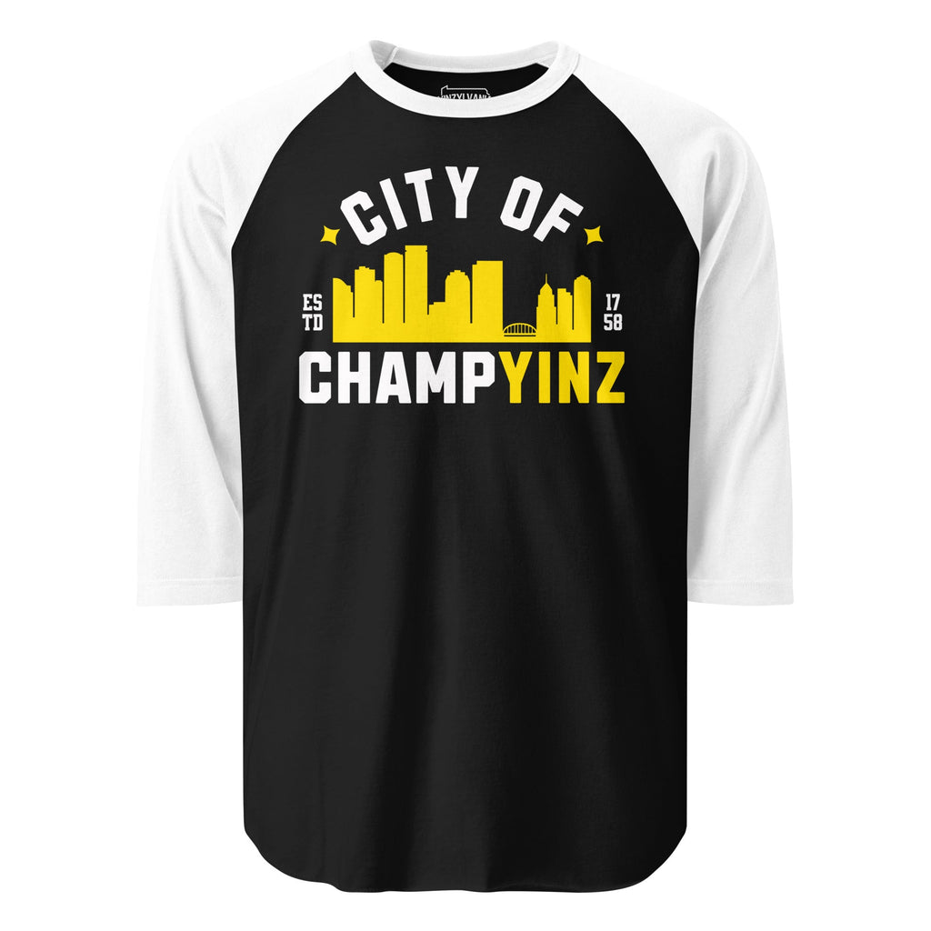 City of ChampYINZ | Baseball Raglan Tee product image 2