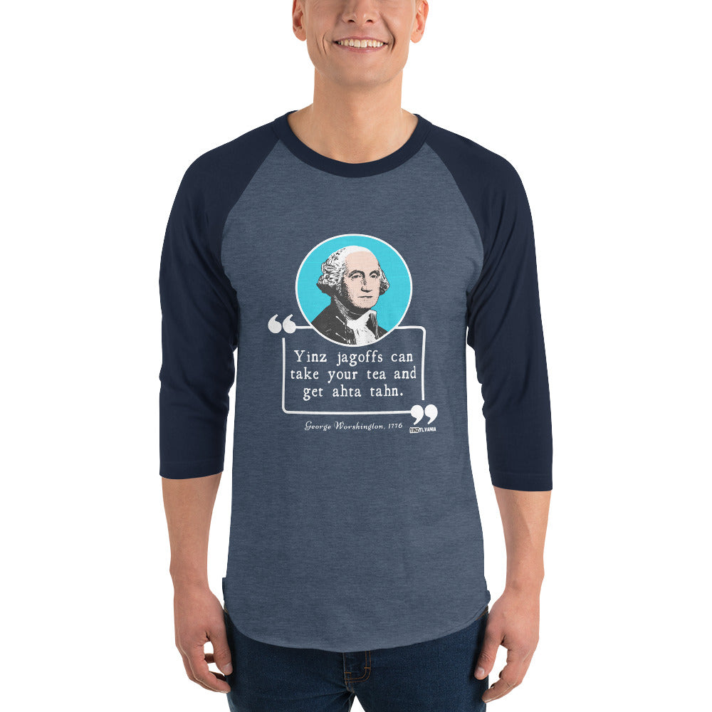 George Worshington Quote | Baseball Raglan Tee product image 8
