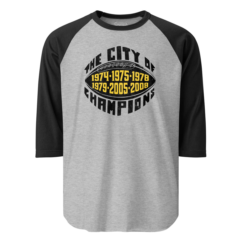 The City of Champions | Baseball Raglan Tee product image 1