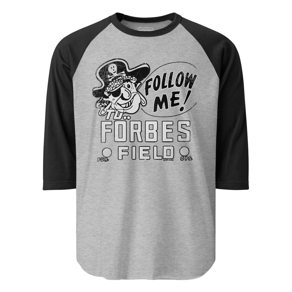 Follow Me to Forbes Field | Baseball Raglan Tee product image 4