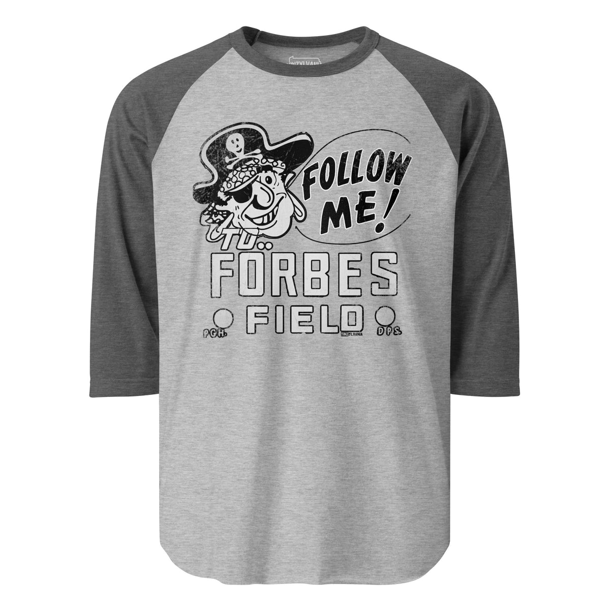 Follow Me to Forbes Field | Baseball Raglan Tee product image 5