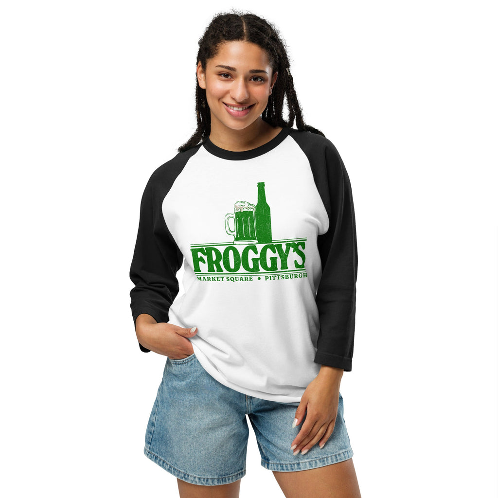 Froggy's Bar, Market Street - Pittsburgh | Baseball Raglan product image 2