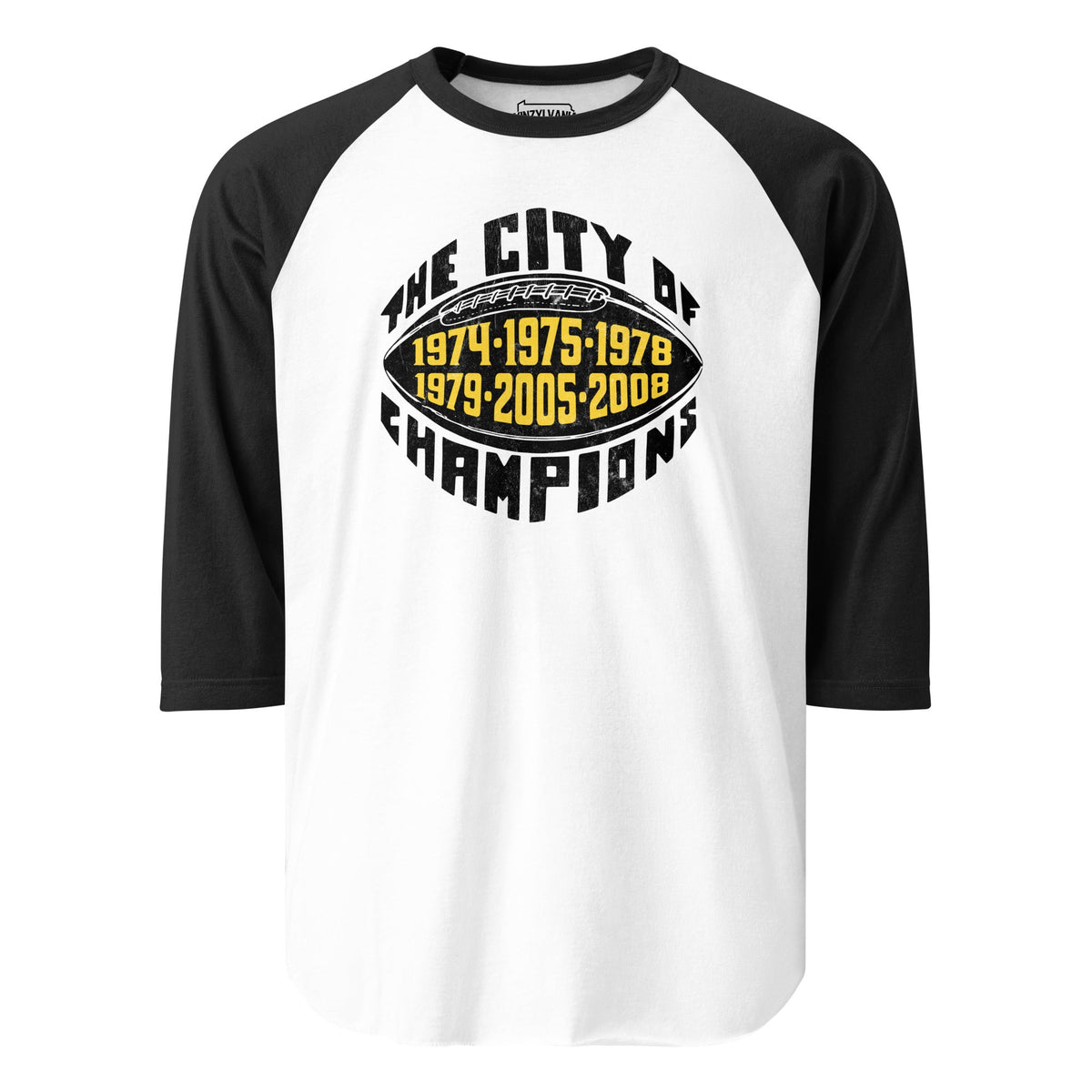The City of Champions | Baseball Raglan Tee product image 4