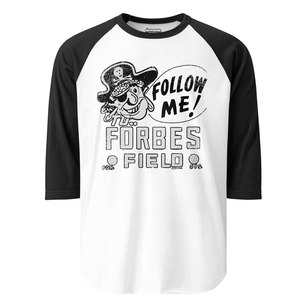 Follow Me to Forbes Field | Baseball Raglan Tee product image 3