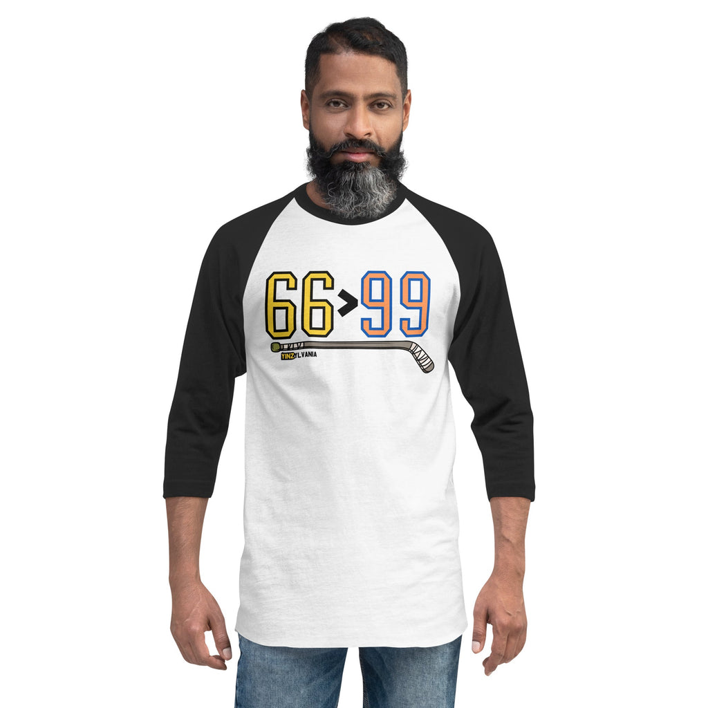 66 > 99 | Baseball Raglan Tee product image 2