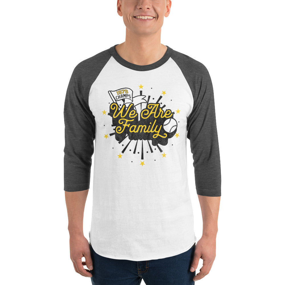 We Are Family 1979 Champs| Baseball Raglan Tee product image 4