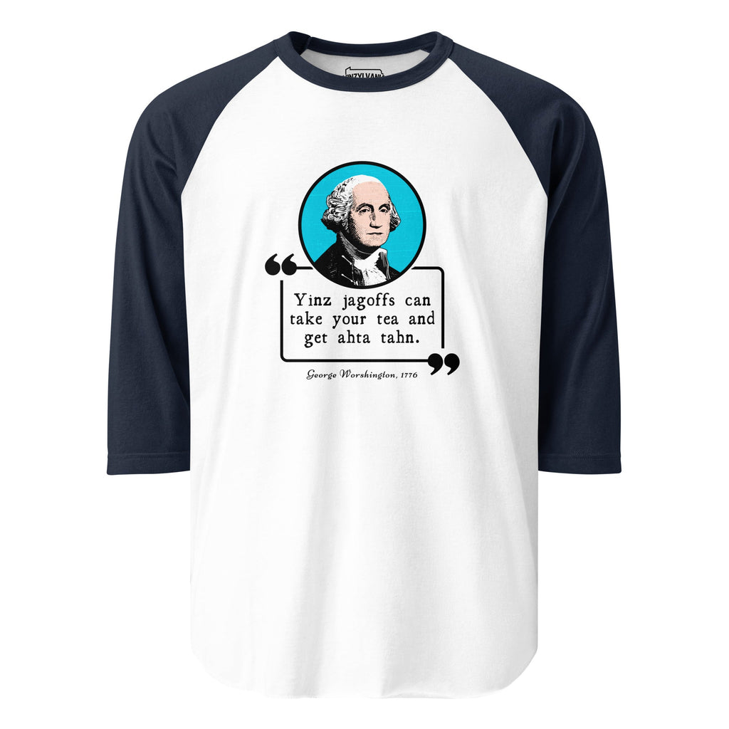 George Worshington Quote | Baseball Raglan Tee product image 2