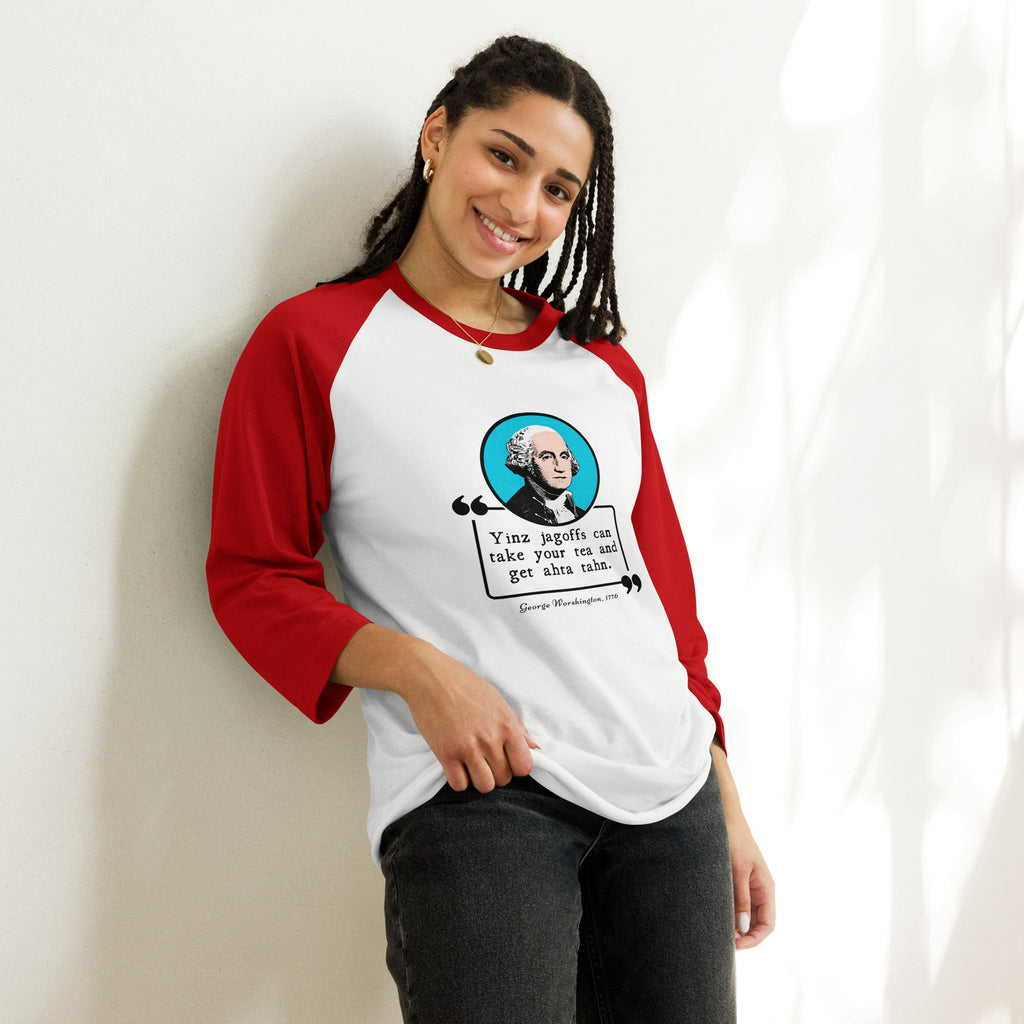 George Worshington Quote | Baseball Raglan Tee product image 5