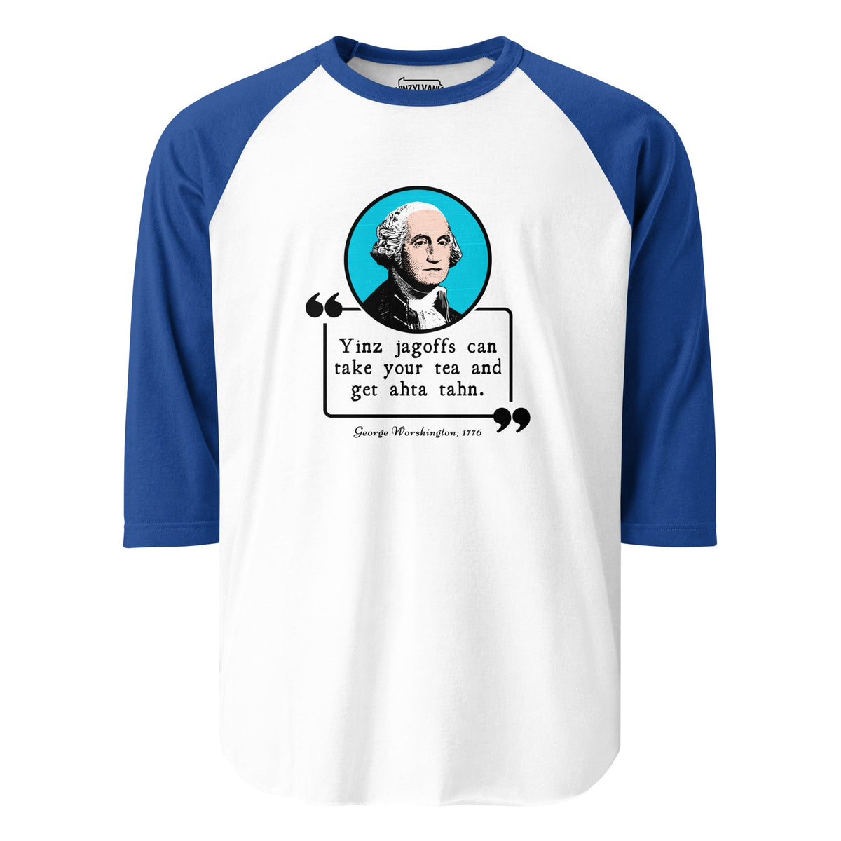 George Worshington Quote | Baseball Raglan Tee product image 4