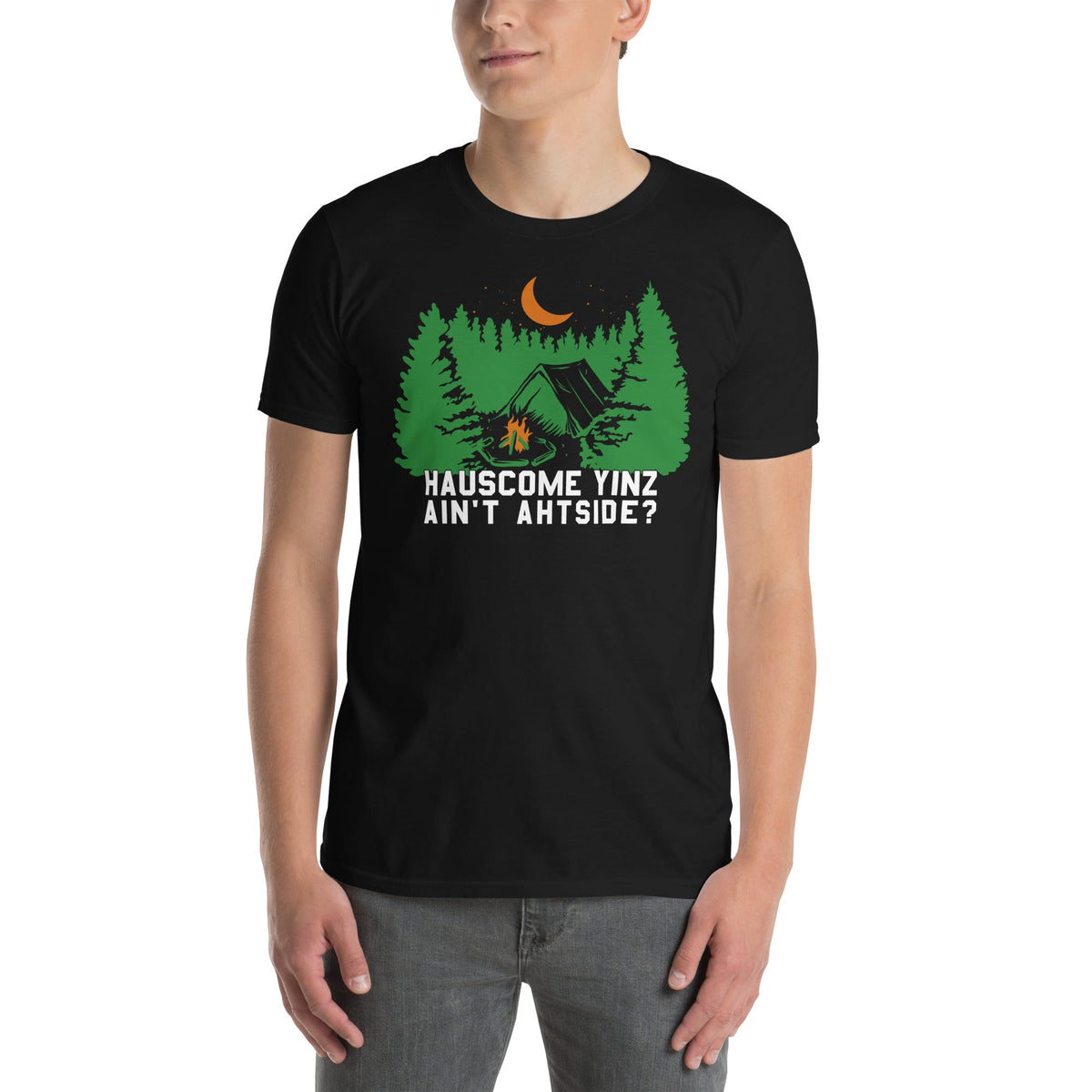 Hauscome Yinz Ain't Ahtside? | T-Shirt product image 7
