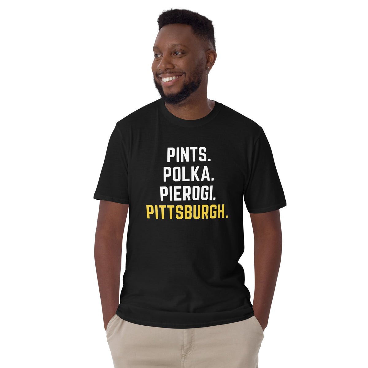 Pints. Polka. Pierogi. Pittsburgh. | T-Shirt product image 4