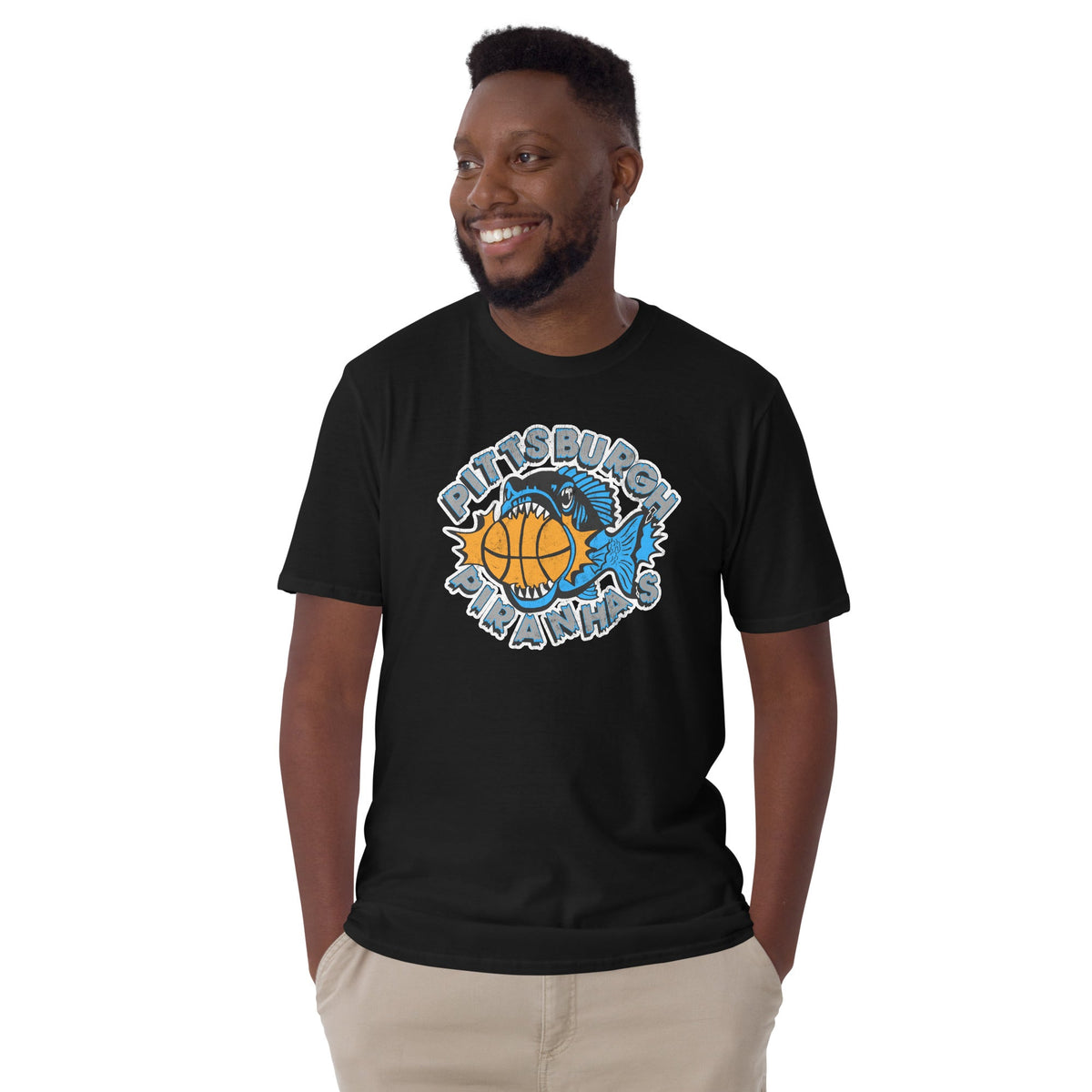 Pittsburgh Piranhas Basketball 1994 | T-Shirt product image 6