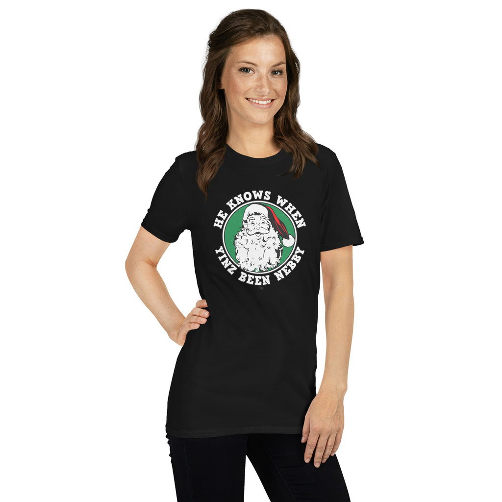 He Knows When Yinz Been Nebby | T-Shirt product image 8