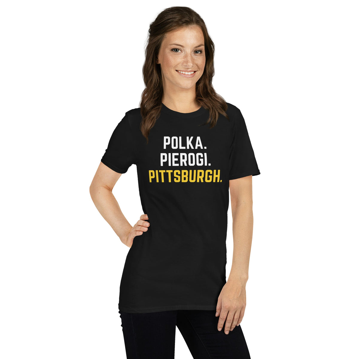 Polka. Pierogi. Pittsburgh. | T-Shirt product image 3