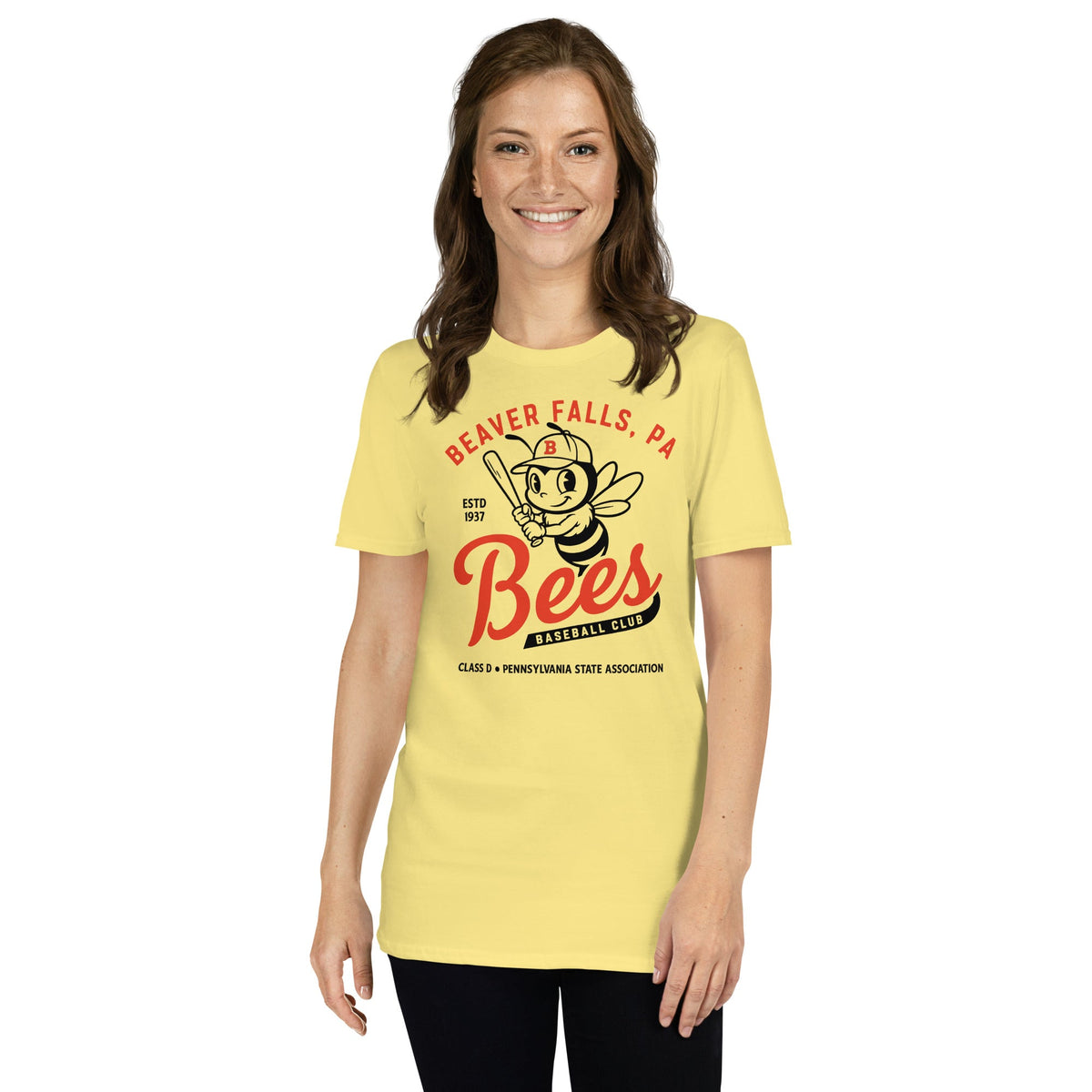 Beaver Falls Bees Baseball 1937 | T-Shirt product image 2