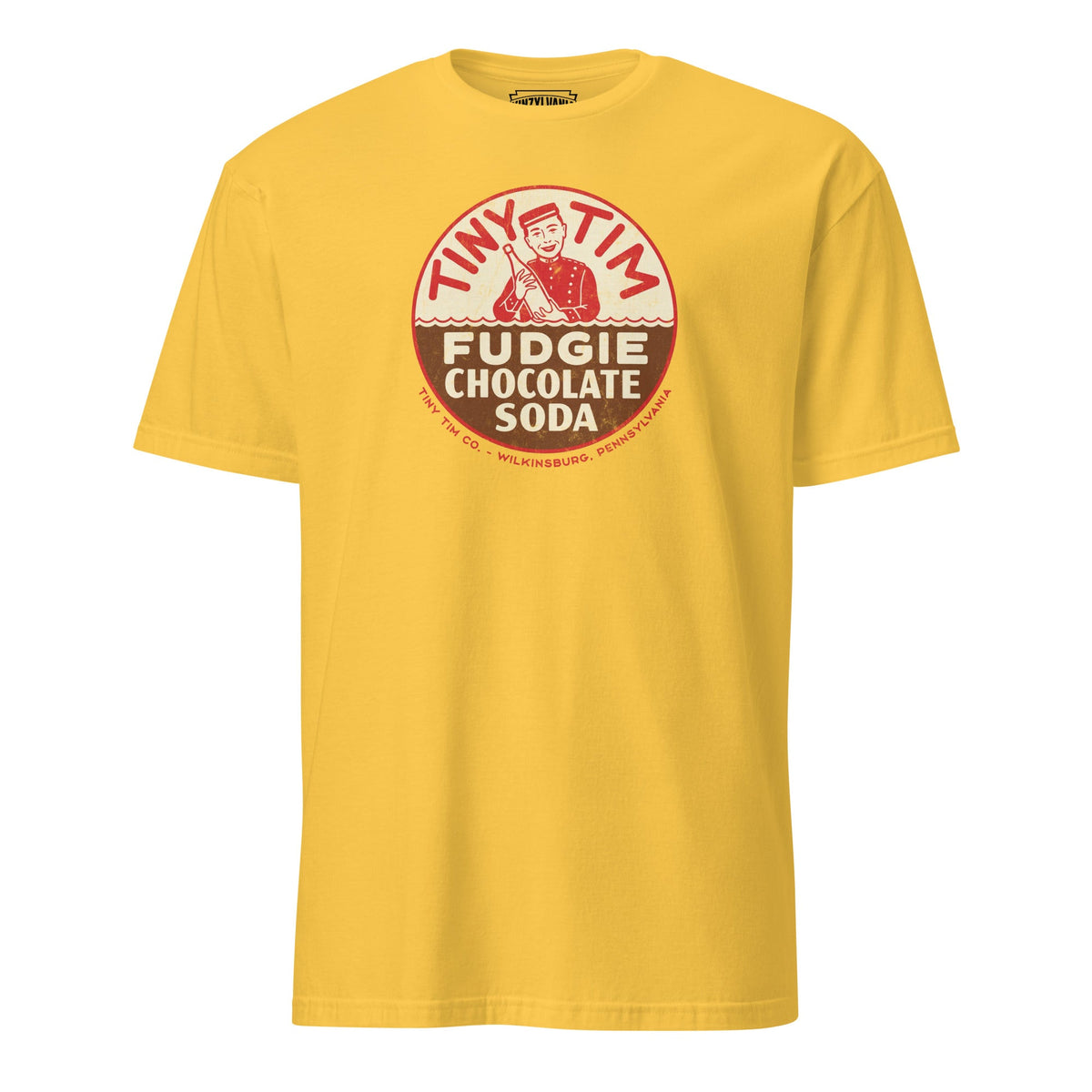 Tiny Tim Fudgie Chocolate Soda - Wilkinsburg, PA | T-Shirt product image 3