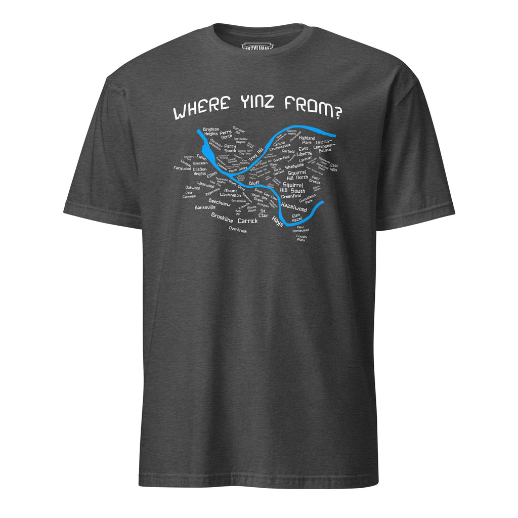 Where Yinz From? (Pittsburgh Neighborhoods) | T-Shirt product image 6
