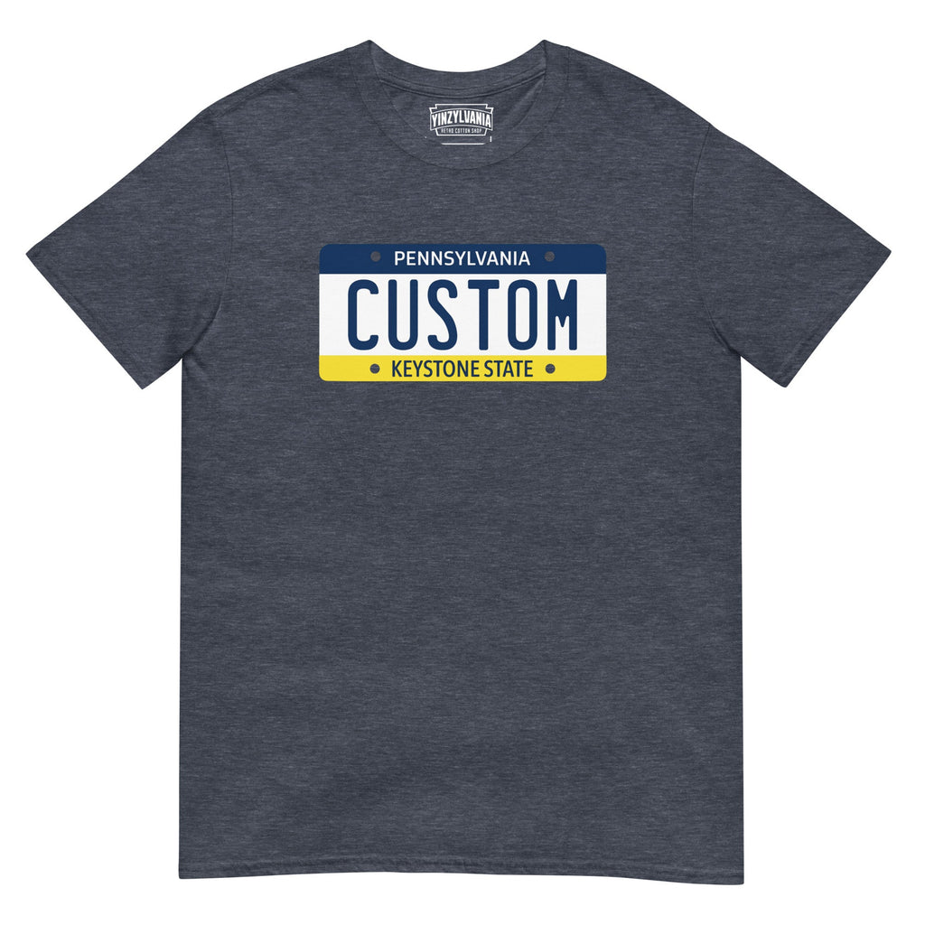 Custom Pennsylvania License Plate | T-Shirt product image 3