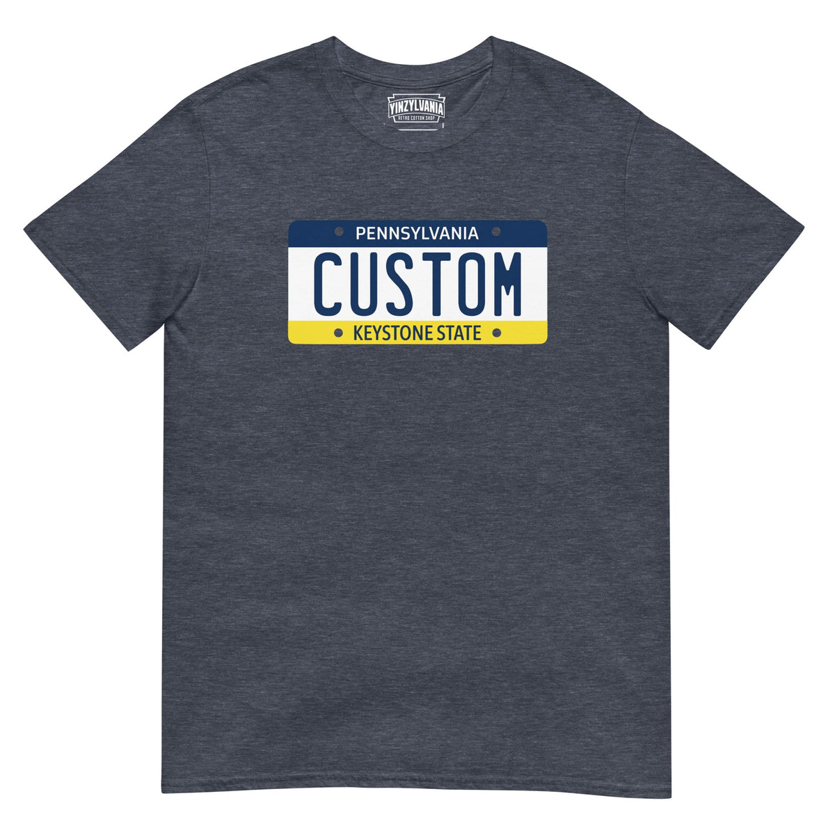 Custom Pennsylvania License Plate | T-Shirt product image 3